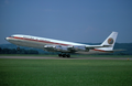 Boeing 707-320C registrace SU-AVZ na letišti v Curychu v roce 1978