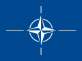 Drapeau de l'Organisation du traité de l'Atlantique nord