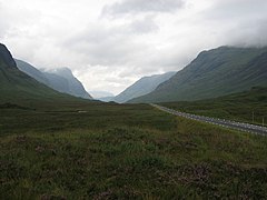 Die A82 im Glen Coe