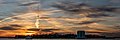 Image 101Sunset sky over Governors Island, NYC (panorama)