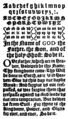 Paper sheet of a hornbook without the criss-cross by E. Raban (c. 1620)