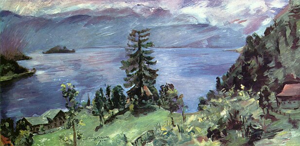 Walchensee Panorama, 1924