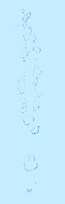 Malé ligger i Maldiverne