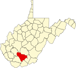 Desedhans Raleigh County yn West Virginia