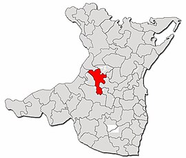 Location in Constanța County