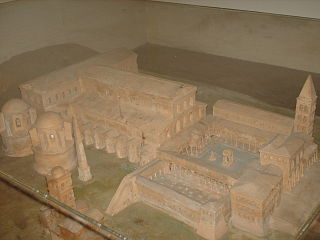 Model of old St. Peter's basilica