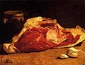 Still life with meat