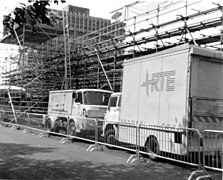 Outside broadcasting vehicles of Raidió Teilifís Éireann 1970s.jpg