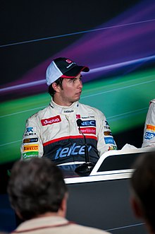 Photographie de Sergio Pérez lors du Grand Prix d'Italie 2012