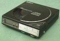 Image 7The portable Discman CD player, which was released in 1984 and precipitated the displacement of LPs (from Album era)