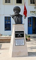 Statue de Barberousse à Antalya en Turquie.