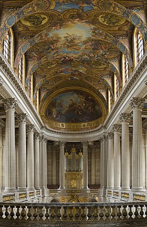 The Chapel of Versailles in Versailles, France.