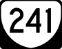 State Route 241 marker