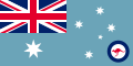 Royal Australian Air Force Ensign, which has a canton consisting of the Union Flag.