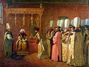 1755-ci ildə Sultan III Osman Fransa səfiri Şarl de Vergenni qəbul edərkən