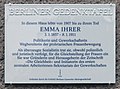 Berliner Gedenktafel für Emma Ihrer, Marthastraße 10