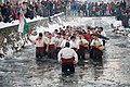 احتفالات عيد الغطاس في بورغاس،  بلغاريا.