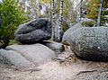 Wackelstein im Naturpark Blockheide-Gmünd in Niederösterreich