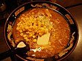 ramen al mais con burro, una specialità dell'Hokkaido