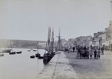 Camaret en 1885 (photographie d'Armand Peugeot).