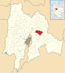 Locatie van Guatavita