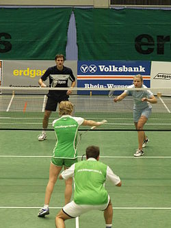 Zápas v badmintonu