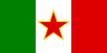 Bandera de la minoría étnica italiana en Yugoslavia (1945-1992)