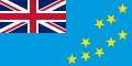 Tuvalu bayrağı'nın sol üst köşesindeki Birleşik Krallık bayrağı (Union Jack)