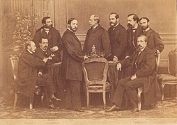 Gobierno Provisional en diciembre de 1868.