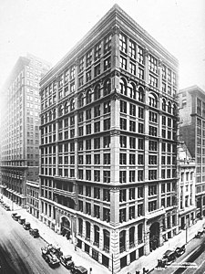 ウィリアム・ル・バロン・ジェニー作、住宅保険ビル（シカゴ、1884年）