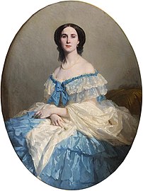L'Impératrice Charlotte de Mexico (vers 1865), Vienne, Hofburg.