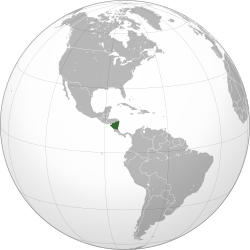 Location of Nicaragua