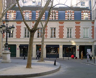 Le musée national Eugène-Delacroix aux nos 6 et 8.