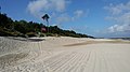 Ustka, plaża latem- rankiem