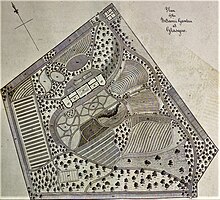 plan of the botanic garden in Glasgow