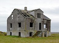An abandoned house on Rifstangi