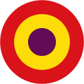 Spain 1931 to 1939 A red, yellow, and purple representing the Spanish Second Republic Flag
