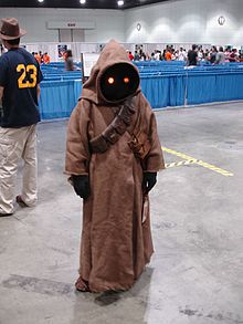 Cosplay d'un jawa.