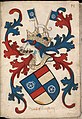 Les armoiries des Falkenstein dans l'Armorial de Nassau-Vianden (1490).