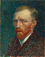 Vincent van Gogh en memportreto.