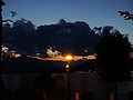 Laveno-Mombello al tramonto.