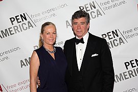 Anne Hearst McInerney and Jay McInerney 2014.jpg