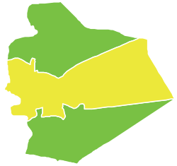 Map of as-Suwayda District within as-Suwayda Governorate