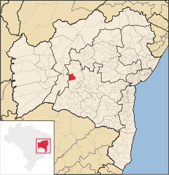 Boquira – Mappa