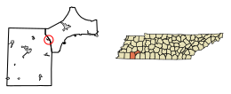 Location of Silerton in Chester County, Tennessee.