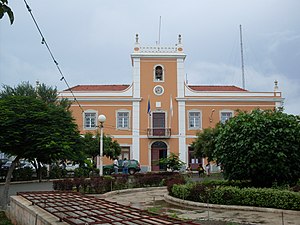 L'Hôtel de ville de Praia.