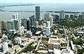 Early phase Brickell skyscrapers.