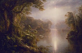 Frederic Edwin Church, Morning in The Tropics, (1877)