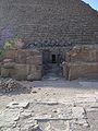Passadís lateral nord del temple funerari que dona accés a la capella de culte de Menkaure