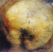 hazy circle containing multiple human figures